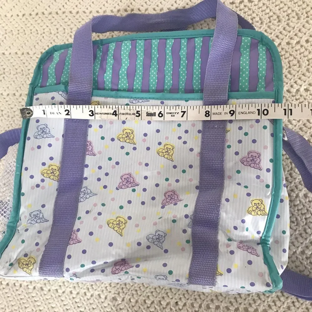 Ross Pediatrics Similac Diaper Bag Medium Teddy Bears 90s With Pouch